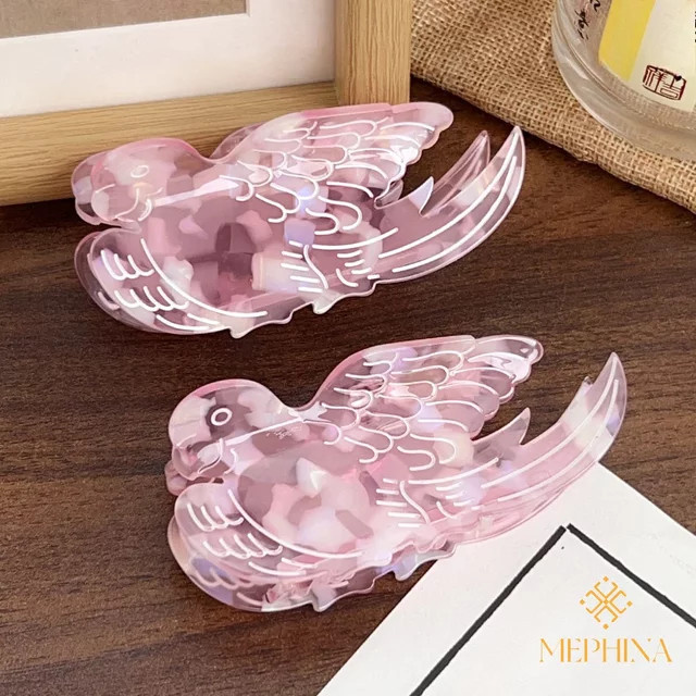 MEPHINA Animal Series Haarklammern, rosa, Damen - Bild 1