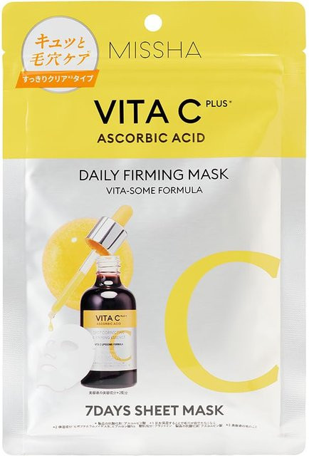 MISSHA Vita C Plus Masken-Set, Vitamin C, Gesicht, Unisex - Bild 1