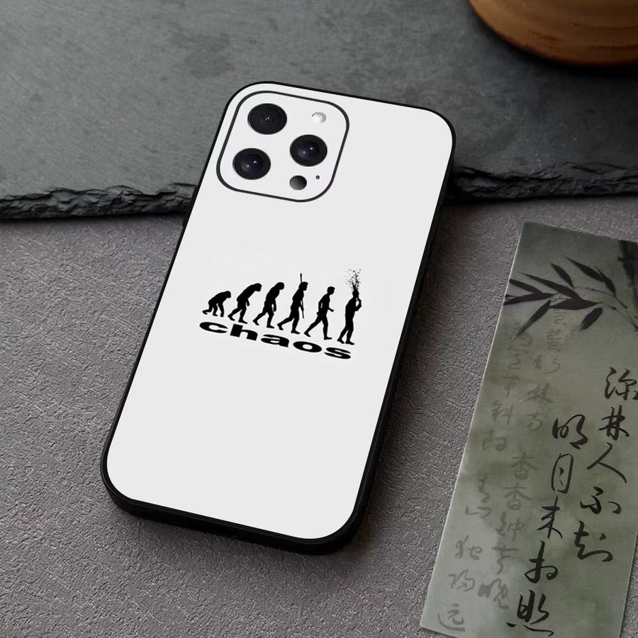 Ken Carson Mehr Chaos Silikon Soft Shell Handyhülle für iPhone 11 bis iPhone 17 Pro Max Plus in Schwarz - Bild 3