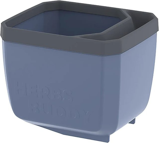 Gusta Garden Herbs Buddy Anzuchtgefäß Blau B: 16,3 cm, T: 14,5 cm, H: 14,9 cm - Bild 1