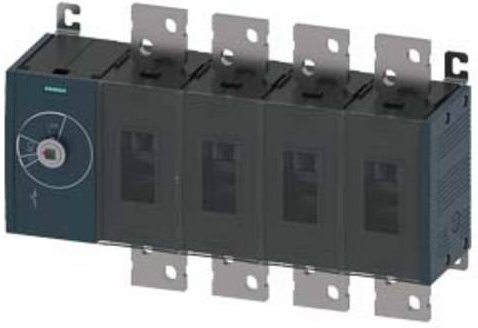 Siemens Lasttrennschalter 4polig 1250A 8 Schließer 8 Öffner 690 V/AC grau 690 V/AC 3KD52400RE100 - Bild 1