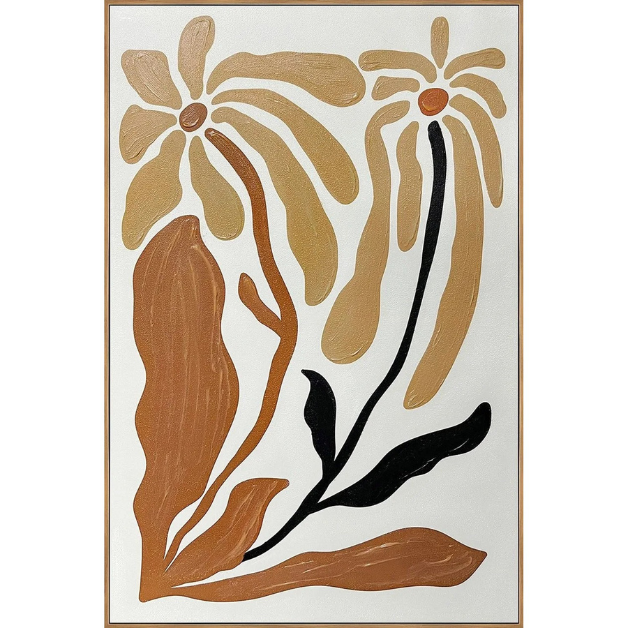 Art Universe Leinwandbild Boho Flowers in Multicolour, Breite: 60 cm, Höhe: 90 cm - Bild 2