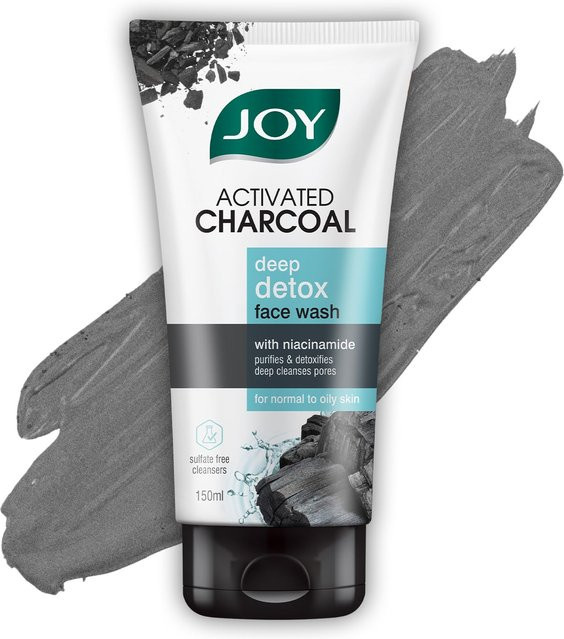 Joy Gesichtswaschgel mit Aktivkohle, 150 ml, für fettige Haut - Bild 1