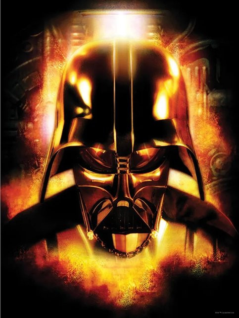 Komar Wandbild Star Wars Vader in Multicolor, Breite: 30 cm, Höhe: 40 cm - Bild 1