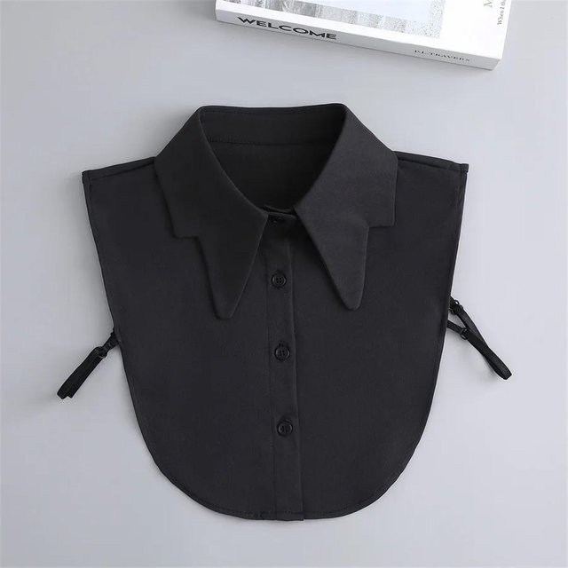 Falscher Kragen, schwarz, Damenmode - Bild 1