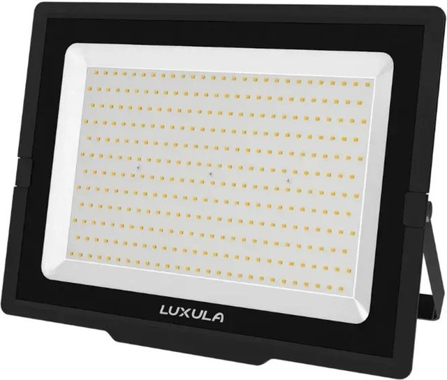 LUXULA LED Fluter 300W Außenstrahler Warmweiß 3000K Schwarz IP65 - Bild 1