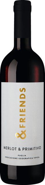 Friends & Grapes Merlot-Primitivo Rotwein, Puglia IGT, Italien, 2024, 0,75 l - Bild 1
