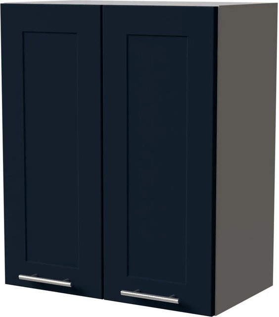Feldmann-Wohnen Hängeschrank Oslo Küchenschrank in Indigo Grau Matt mit Soft-Close-Türen, B/T/H: 60 x 32,5 x 72 cm - Bild 1