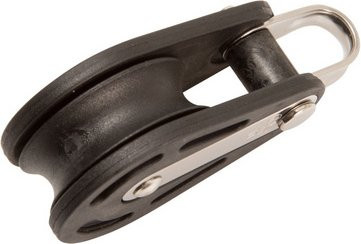 CONACORD Blockseilrolle für Seile bis 12 mm Ø in Schwarz - Bild 1