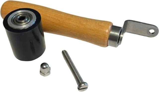 HSS Silikon-Andrückrolle in Schwarz mit 40mm Durchmesser - Bild 1