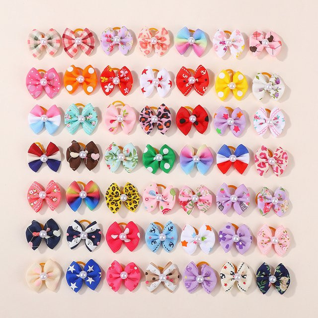 BABY BOWS Haarbänder mit Schleifen, 20 Stück, Kinder - Bild 1