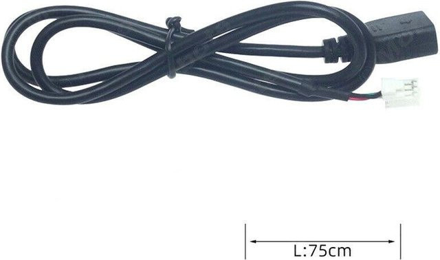 Ahri Radio-Auto-USB-Kabel-Adapter Stereo Set mit 4Pin und 6Pin in Schwarz - Bild 1