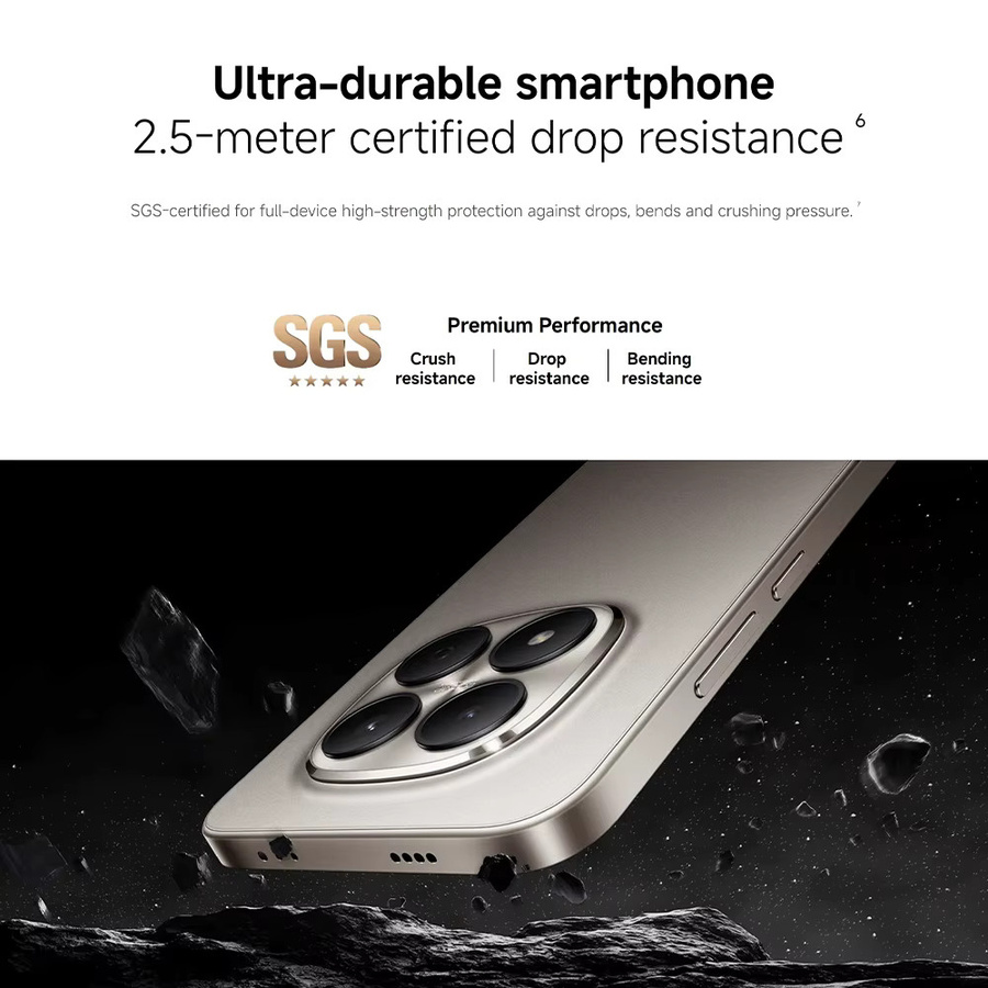 Xiaomi Redmi Note 15 Pro 5G Smartphone Globale Version in Schwarz mit 6,83 Zoll Display, 200MP Hauptkamera, 6580mAh Akku, 45W Schnellladung, NFC und Android - Bild 6