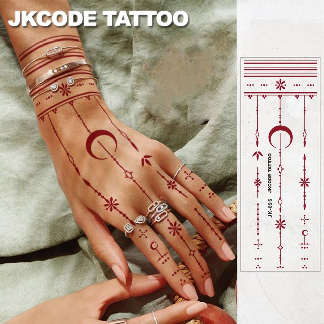 JKCODE TATTOO Hand-Tattoo, Damen - Bild 1