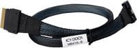 Icy Dock Kabel MCIO x8 SFF-TA-1016 zu SlimSAS x8 SFF-8654 in Schwarz - Bild 1