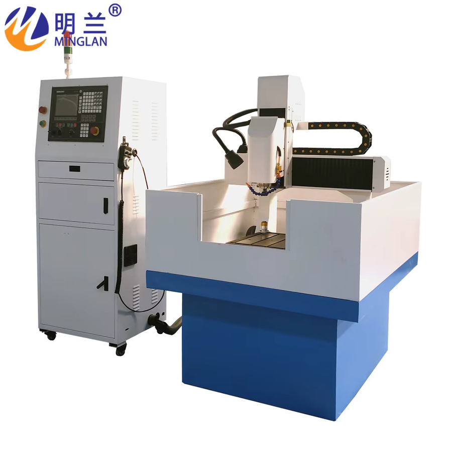 MINGLAN CNC-Metallgraviermaschine für Formenbau in Weiß, B/T: 400 x 400 mm und 600 x 600 mm - Bild 2