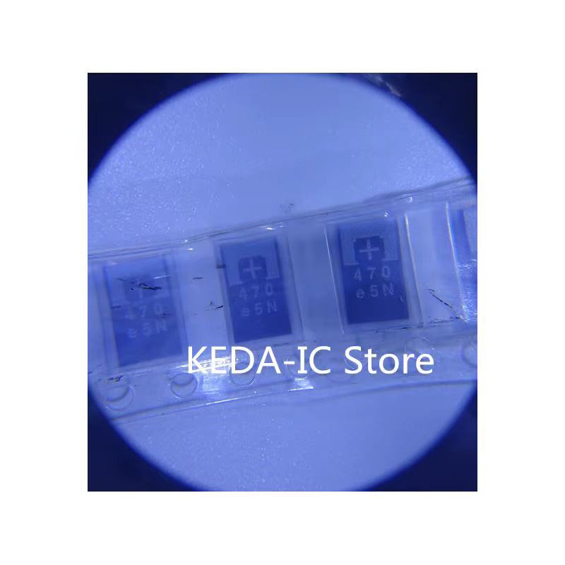2R5TPE470M9 470 SMD Kondensator Neu Original in Blau - Bild 2