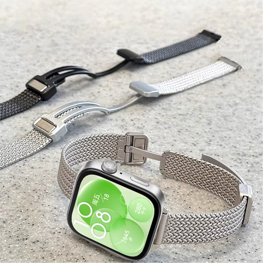 CHIICSMART Uhrenarmband Edelstahl, Silber - Bild 2