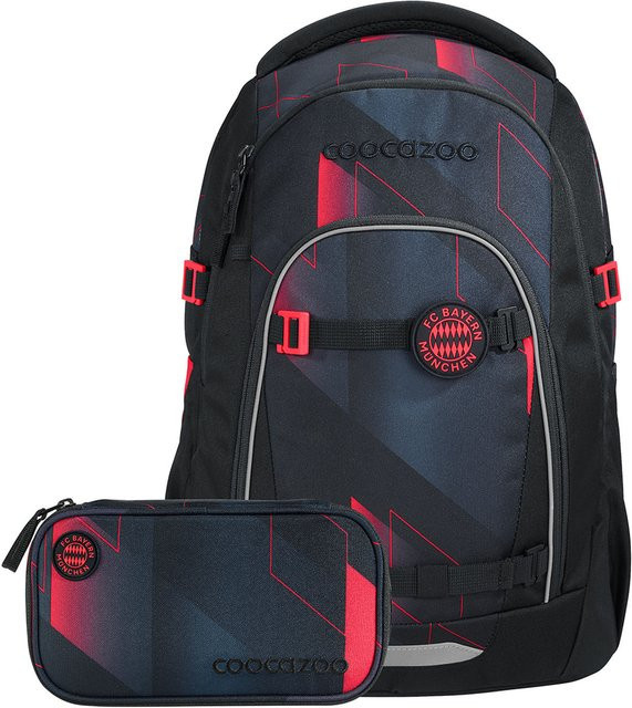 Coocazoo Schulrucksack MATE Limited Edition FC Bayern in Schwarz und Rot - Bild 1