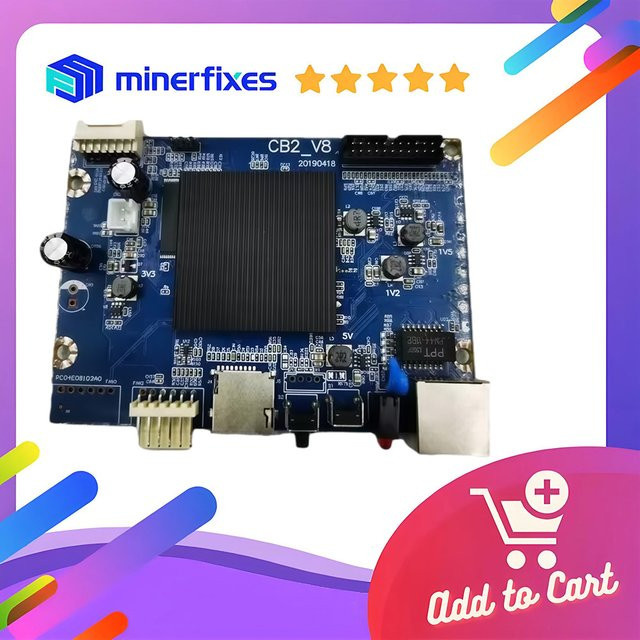 Whatsminer CB2_V8 Steuerplatine für M20S, M21S, M30S und M31S in Blau - Bild 1