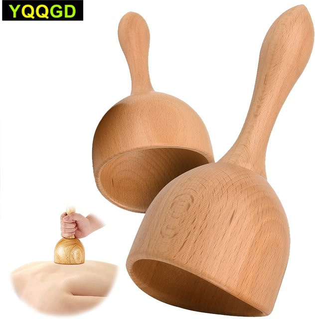 YQQGD Handmassagebecher aus Holz, Lymphdrainage-Massagegerät, Unisex - Bild 1