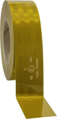 3M Mikroprismatische Warnmarkierung Gelb reflektierend, Länge: 50 m, Breite: 5,1 cm - Bild 1