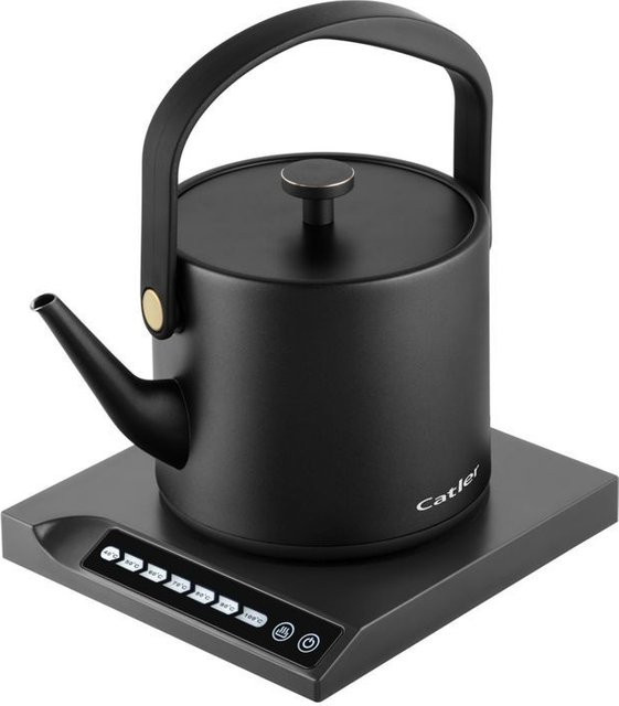 Elektrischer Wasserkocher Catler BM 501 Victoria in Schwarz mit Touch-Display und Keep-Warm-Funktion aus Edelstahl - Bild 1