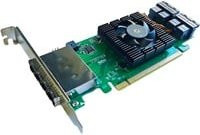HighPoint NVMe SSD7184 RAID-Controller-Karte für M.2 SSDs, Multicolour - Bild 1