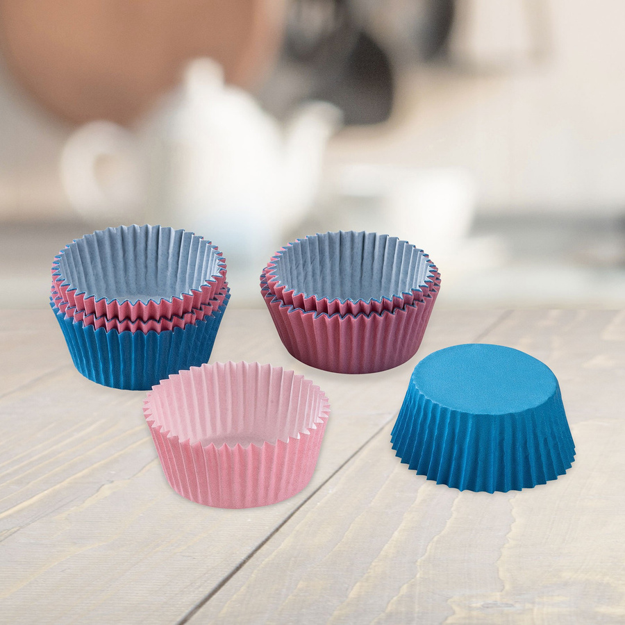 Dr. Oetker Muffinförmchen Classic in Pink, Blue und Multicolour, 50 Stück, rund - Bild 2