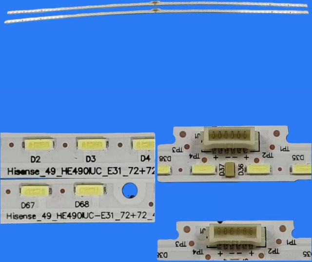 UNIMASOW LED Ersatzbeleuchtung für Fernseher in Weiß - Bild 1