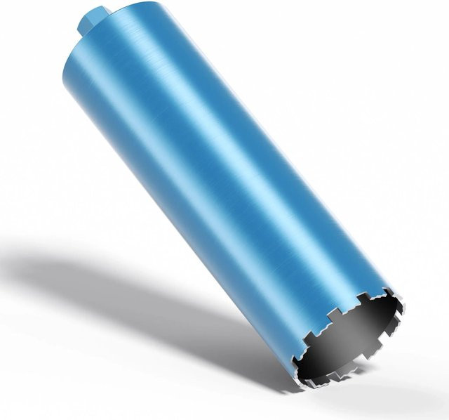 Wiltec Shark Diamantbohrkrone für Beton mit Ø 15,2 cm Durchmesser und 45 cm Länge, Anschluss 1 1/4 Zoll - Bild 1