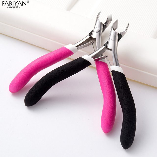 FABIYAN Nagelhautschere, Schwarz, Glänzend, Unisex - Bild 1