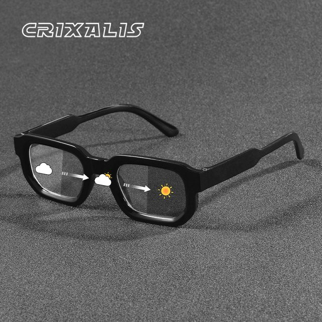 CRIXALIS Sonnenbrille rechteckig, Vollrand, Schwarz, Unisex, Kunststoff - Bild 1