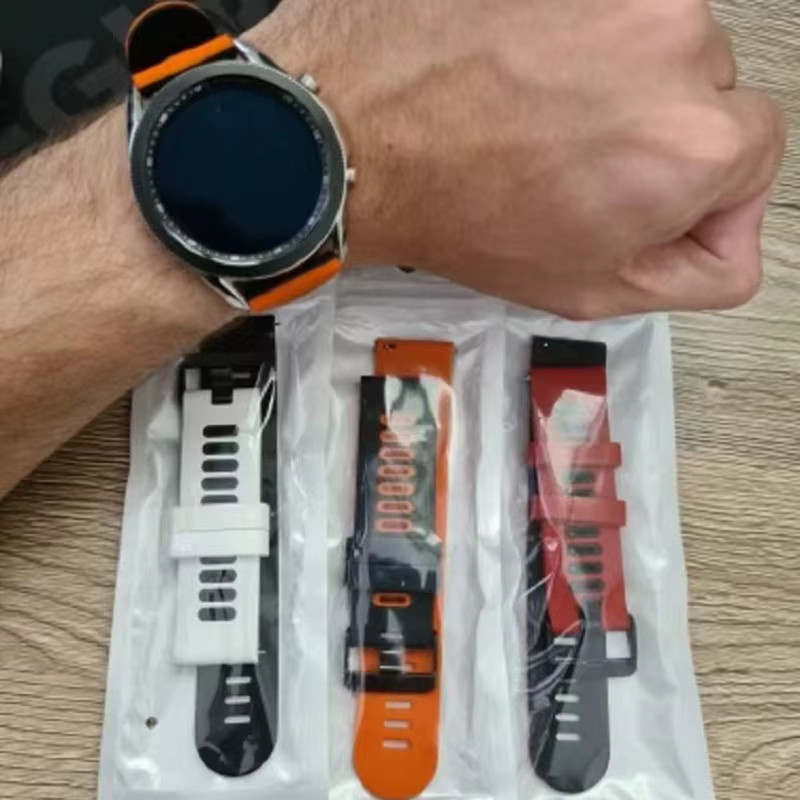 QCTOG Uhrenarmband Silikon, Magnetverschluss, 20 22mm - Bild 4
