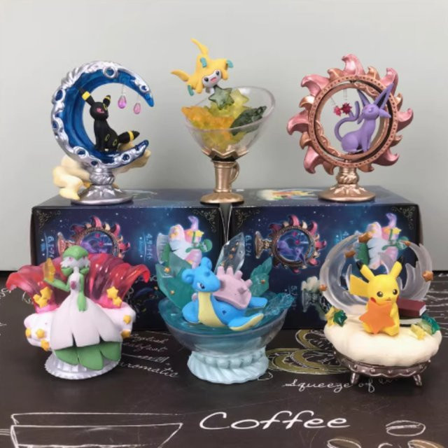 Pokémon Starrium Dreaming Moonlit Night Star Walk Pikachu Eevee Blind Box, Anime Figuren, Einzelfigur - Bild 1