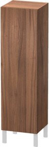 Duravit L-Cube individual Halbhochschrank mit Tür links, Nussbaum natur, Höhe: 132 cm - Bild 1
