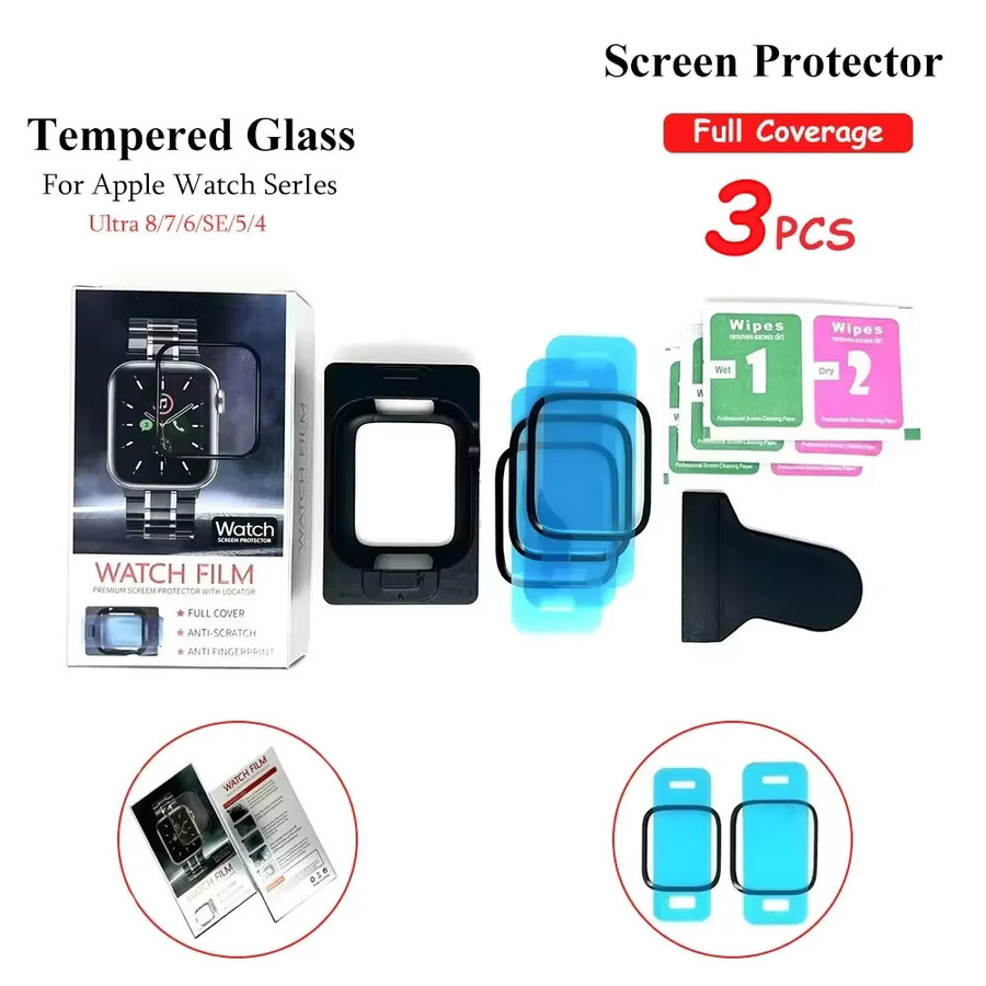 CHIICSMART Displayschutzfolien Keramik, transparent, für Apple Watch - Bild 3