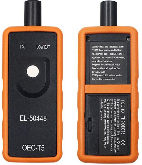 Casticker TPMS EL-50448 OEC-T5 Reifendrucküberwachungssystem Reset-Tool für Opel/GM in Orange - Bild 1