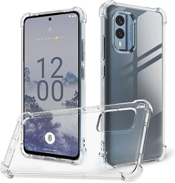 Stoßfeste transparente TPU Schutzhülle für Nokia C210 C110 C22 C32 C12 XR21 G310 G400 G42 G22 und C12 Pro - Bild 1