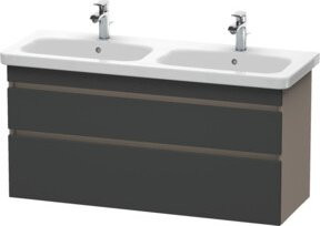 Duravit Waschtischunterschrank DuraStyle in Grau, B/T/H: 123 x 44,8 x 61 cm - Bild 1