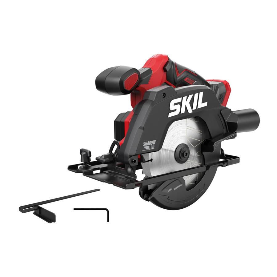 Skil Akku-Handkreissäge 3551CA Bürstenlos in Rot, 20 V, mit 57 mm Schnitttiefe - Bild 2