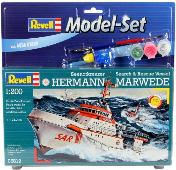 Revell Model Set Seenotkreuzer Hermann Marwede, 1:200 - Bild 4