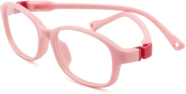 Fable Kinderbrille, Rund, Vollrand, Silikon, pink, Unisex - Bild 1