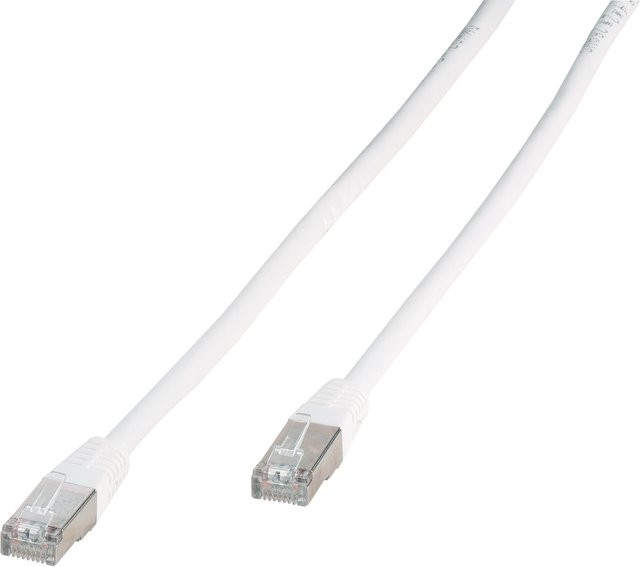 Vivanco CAT6 Ethernet LAN Netzwerkkabel in Weiß, Länge: 3 m - Bild 1