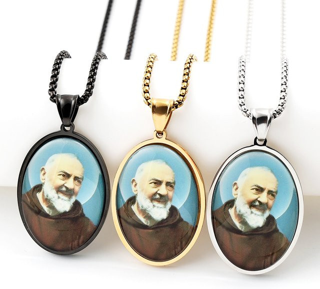 AFAWA Anhänger Halskette, Edelstahl, Gold, Unisex - Bild 1