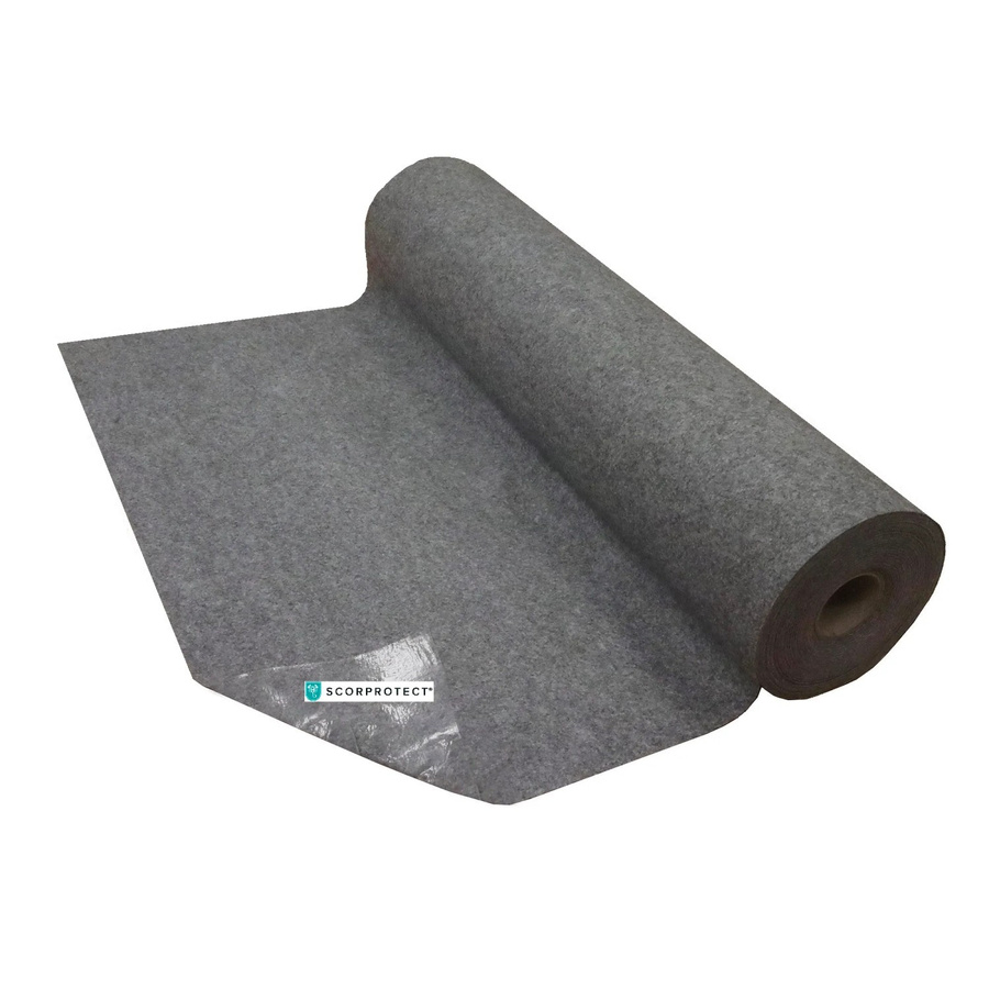 Scorprotect Abdeckvlies Sicher Schutzvlies Grau, Selbstklebend, 300 g/m², Breite: 1 m, Länge: 25 m - Bild 2