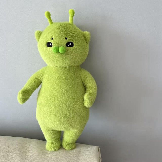 Yiran toy Alien-Katzen-Stofftier, Grünes Kätzchen, Plüschtier, ab 14 Jahre - Bild 1