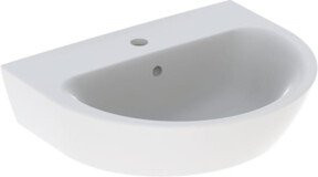 Geberit Waschtisch Renova in Weiß mit Überlauf und Keramik-Material, B/T: 55 x 45 cm - Bild 1