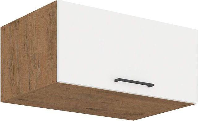 Vigo Aufsatzschrank Hochschrank Lancelot für deine Küchenzeile in Weiß Hochglanz, Breite: 80 cm - Bild 1