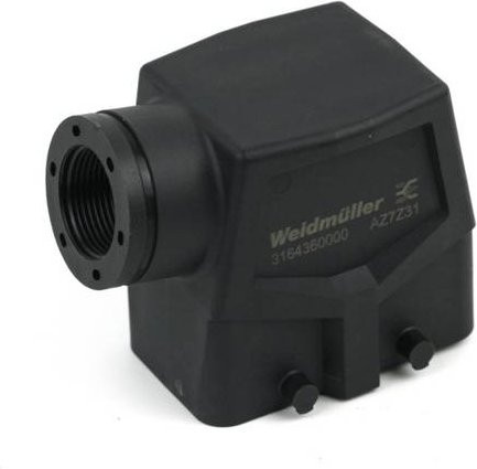 Weidmüller Steckergehäuse HDC 24D TSBU 1M25 BP in Schwarz - Bild 1